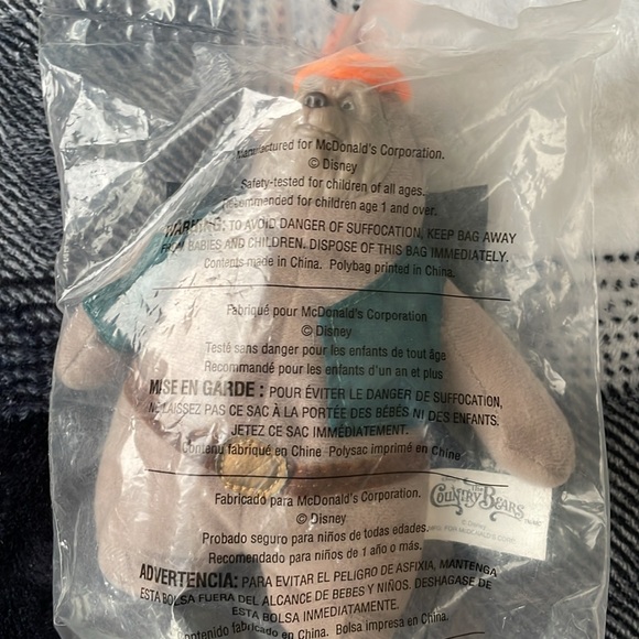 McDonald's Other - The Country‎ Bears Big Al McDonald’s Happy Meal Toy